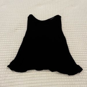 Black brandy Melville top with open back